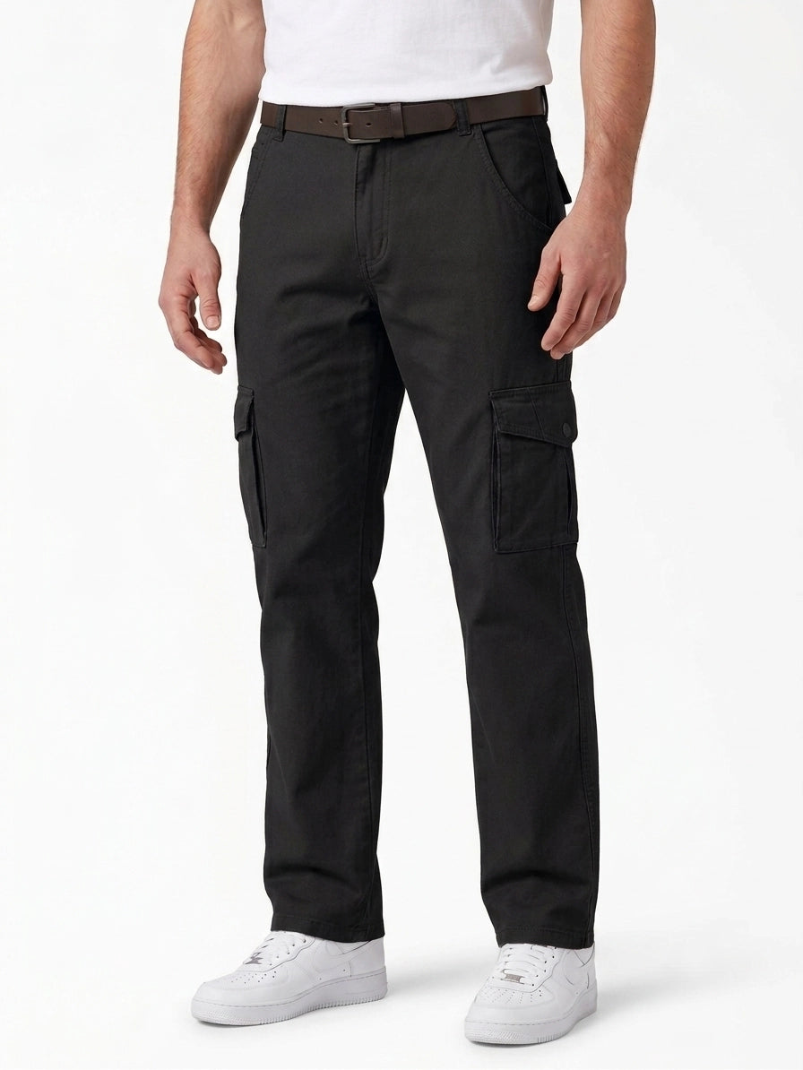 Pantalón de Gabardina Tipo Cargo