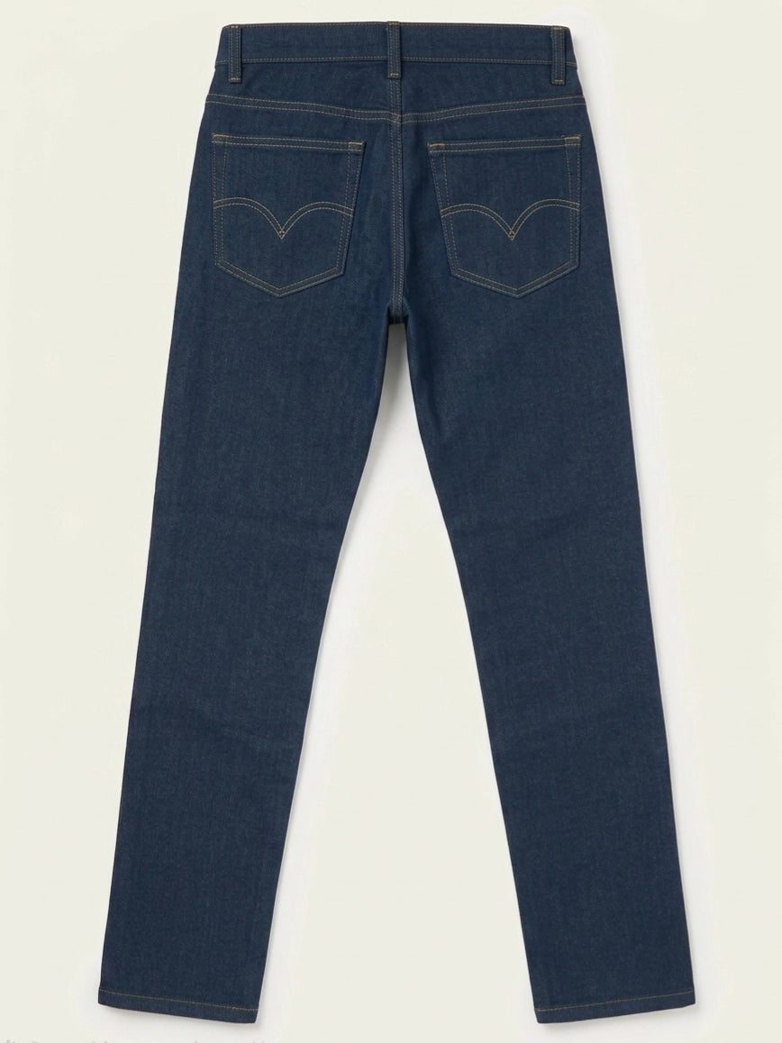 Pantalón Recto de Mezclilla Delgada 5001