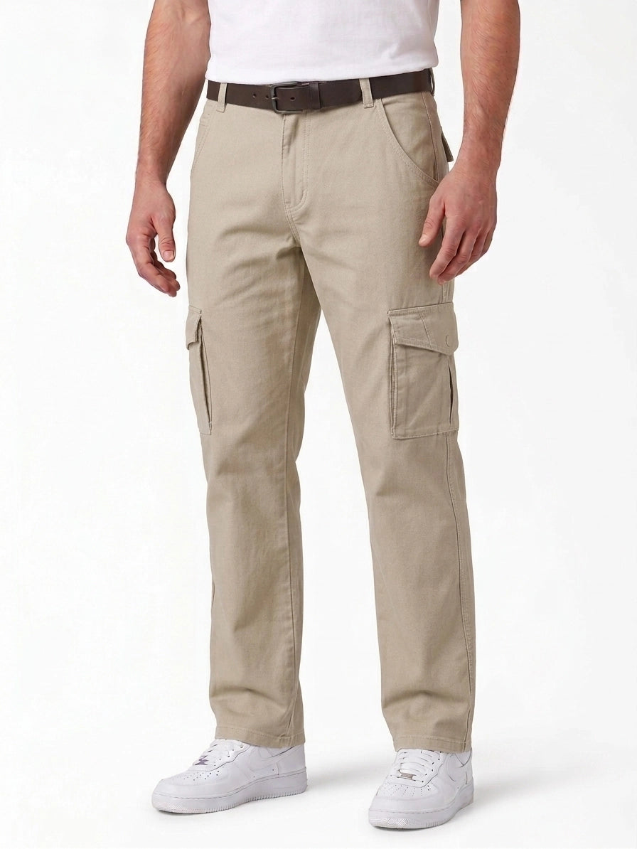 Pantalón de Gabardina Tipo Cargo