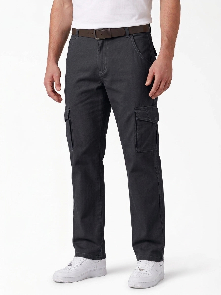 Pantalón de Gabardina Tipo Cargo